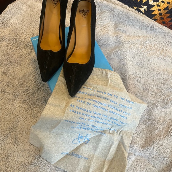 John Fluevog Neptune Queen of the Skies Dragon Heels - Picture 13 of 14